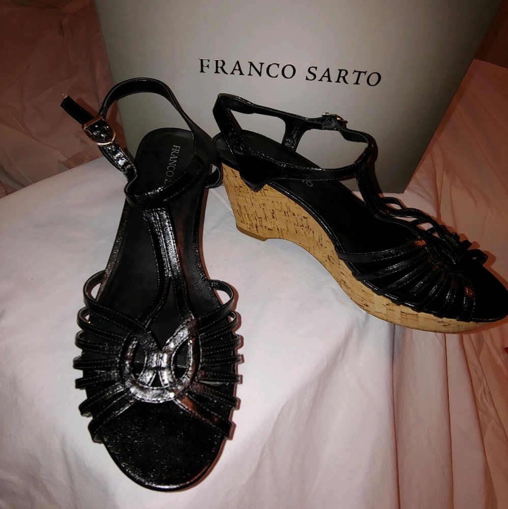 Size 10 Franco Sarto platform sandals (3 for $12)